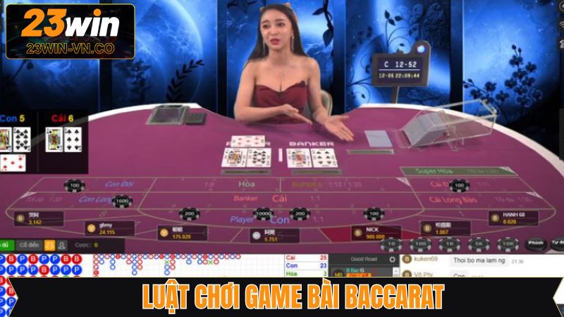 Baccarat - Game Bài Trực Tuyến Đẳng Cấp Tại Casino 23Win 3 Hướng dẫn tính điểm khi tham gia đặt cược online
